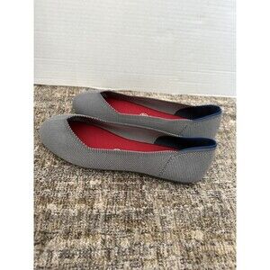 Rothy’s The Flat Women's Size 9 Charcoal Gray Round Toe Slip On Flat Shoes